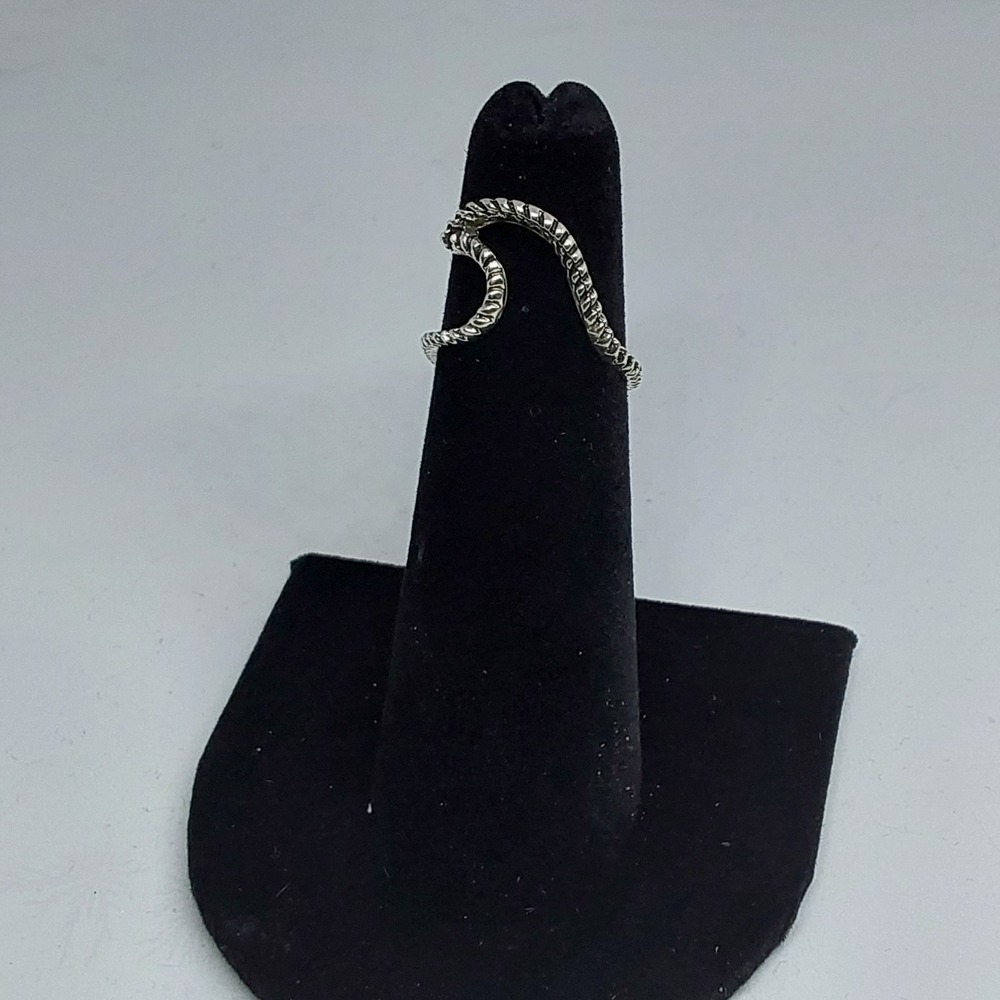 Women's Bohemian‎ Retro Zinc Wave Band  Ring Size 5